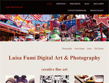 Tablet Screenshot of luisafumi-digitalart.com